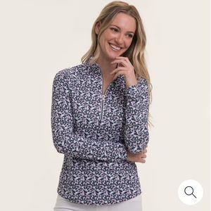 Fairway & Greene Ladies Quarter Zip Long Sleeve